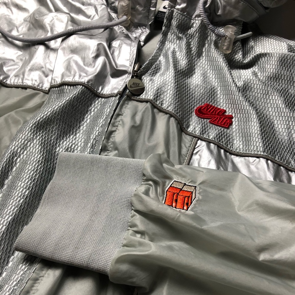 RARE Nike Air Max 97 Silver Windbreaker Jacket L